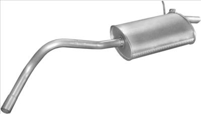 POLMO 21.262 - Kipufogó hátsó dob NISSAN KUBISTAR 1.2 (1998-2009)