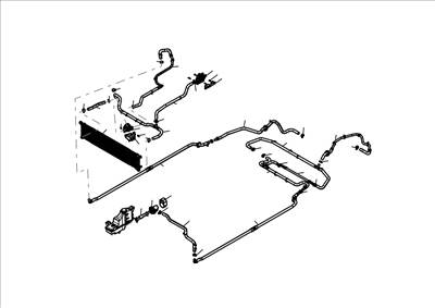 Tesla Model S 2012-2016 Motor hűtés (RWD)
