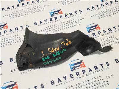 BMW E46 sedan touring compact jobb első levélrács szigetelés tömítés lefolyó esőlevezető gumi - kis hibával