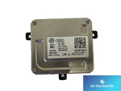 Audi A4 S4 B8 Nappalifény vezérlőmodul 4G0907697D