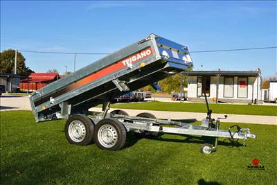 Új alsókerekes - billenő platós utánfutó (253x147cm) most 1.290.000 Ft helyett bruttó 1.159.000 Ft