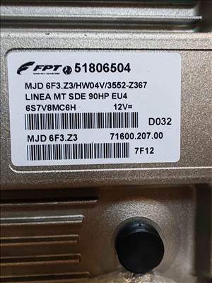 51806504 számú Fiat Linea motorvezérlő, gyári új  mjd6f3z3