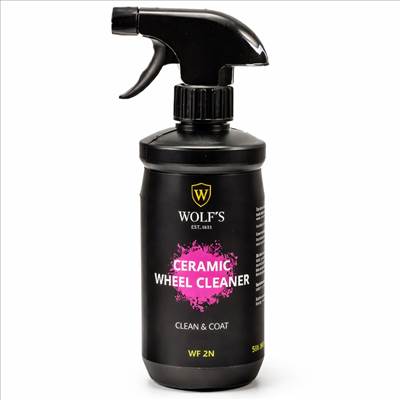 Felnitisztító spray kerámia bevonattal 500 ml, Wolf WF 2N CERAMIC WHEEL CLEANER - CLEAN &amp; COAT