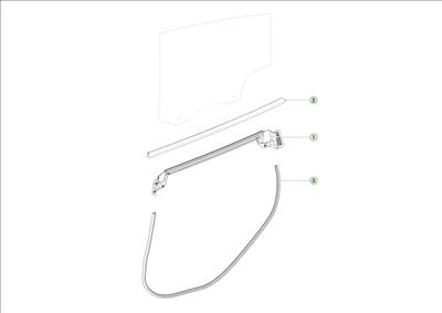 Tesla Model Y 2020-tól Hátsó ajtó tömítések