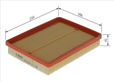 légszűrő BOSCH F 026 400 164 for HYUNDAI, KIA