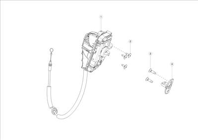 Tesla Model 3 2017-2023 Hátsó ajtó zár és ütköző