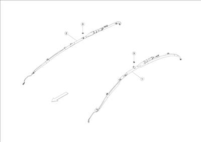 Tesla Model S 2012-2016 Függönylégzsákok
