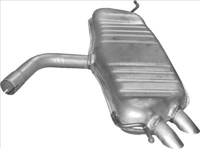 POLMO 30.617 - Kipufogó hátsó dob VW GOLF 2.0 D (2004-2008)