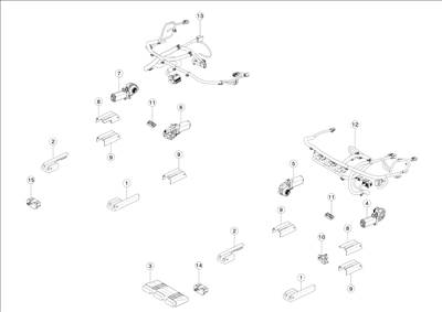 Tesla Model S 2012-2016 Első ülés sínek és motorok
