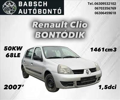 Renault Clio II bontott alkatrészei