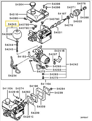 AKCIÓ - Mitsubishi Pajero Fékrásegítő Akkumulátor (2003–2021) 4630a012