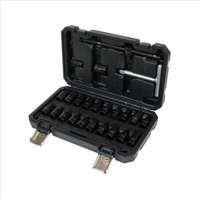 Olajleeresztő kulcs készlet 26 részes 3/8" CrV