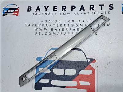 BMW E90 E91 sedan touring ezüst mûszerfal díszléc dekorléc dekor