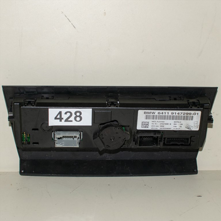 BMW 1er E81-E87-E82-E88, 3er E90-E91-E92-E93 klímavezérlõ 2. kép