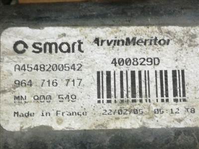 Smart Forfour Bal első Ablaktörlő Motor *112154* a45482000542
