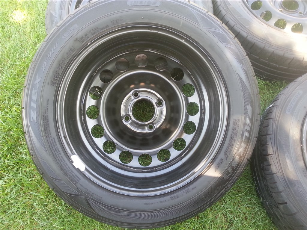  4x108 gyári Citroen/Peugeot lemezfelni, rajta 195/60R16 Falken nyári gumi 3. kép