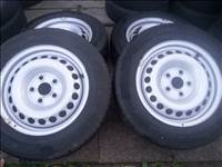 VW T5/T6 lemezfelni, rajta 205/65R16C Hankook nyári gumi 