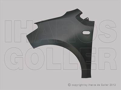 Seat Mii 2011-2018 - Első sárvédő bal, oldalvillogós