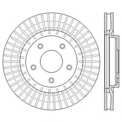JURID 562578JC - féktárcsa NISSAN RENAULT
