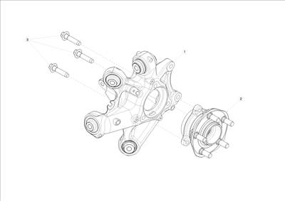 Tesla Model Y 2020-tól Hátsó csonkállvány