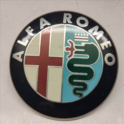 214161 Alfa Romeo 145,146,155,156,166 hátsó embléma, a képen látható állapotban 60777672