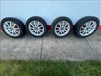  16" használt alufelni, rajta 215/55 újszerű Hankook nyári gumi gumi 