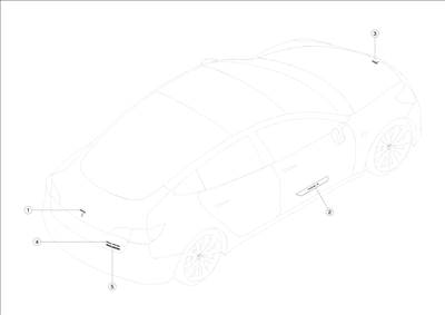 Tesla Model 3 2017-2023 Feliratok
