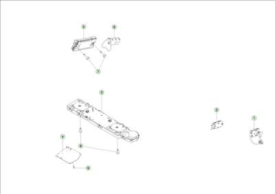 Tesla Model 3 Highland 2023-tól Antenna és erősítő
