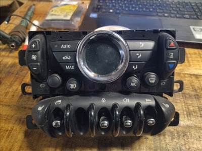 Mini Cooper / Countryman / Paceman 2010- digit klímás fűtéskapcsoló. Ülésfűtéses