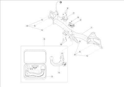 Tesla Model Y 2020-tól Vonóhorog szerkezet