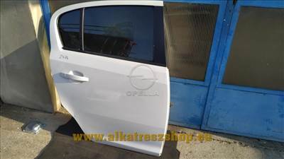Opel Corsa D jobb hátsó ajtó. Z474-fehér