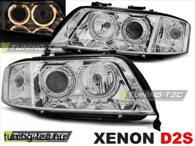 Audi A6 (C5 - 4B) AUDI A6 A6 06.01-05.04 ANGEL EYES CHROME XENON Tun