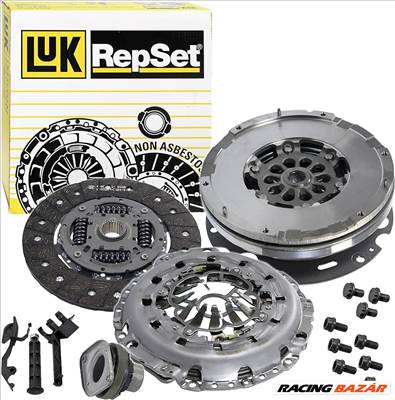 Audi A4 (B8), A5, Q5 kettős tömegű lendkerék és kuplung szett 1.8 TFSi, 2.0 TDi, 2.0 TFSi LUK 600014400