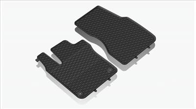 Smart Forfour II - Fortwo III Geyer Prémium fekete gumiszőnyeg szett patenttal