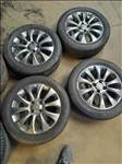  Opel corsa E 4x100 lyukosztású 16" használt alufelni,rajta 195/55 használt Falken nyári gumi Lxx