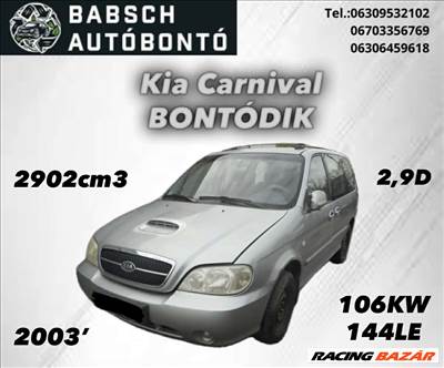 Kia Carnival Bontott Alkatrészei