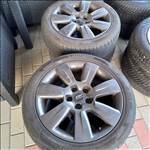 5x112 lyukosztású 17" használt alufelni, rajta 225/45 újszerű nyári gumi gumi 