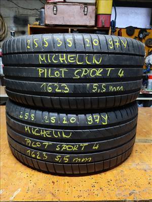  255/35 20" 97Y   Michelin Pilot Sport 4   DOT 1623   5,5mm    20000Ft/db
