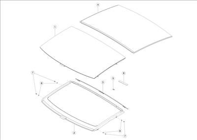 Tesla Model S 2012-2016 Tetőablak