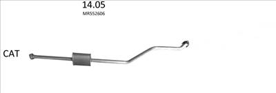 EDEX 14.05 - kipufogó közép dob