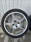  4x100 lyukosztású 16" használt Momo Tuner Canale alufelni, rajta 195/45 használt téli gumi gumi 