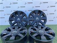 4x108 17" Citroen C4 gyári fekete alufelni 6,5Jx17h2 ET19