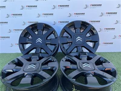 4x108 17" Citroen C4 gyári fekete alufelni 6,5Jx17h2 ET19