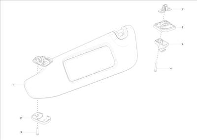 Tesla Model S 2012-2016 Napellenzők