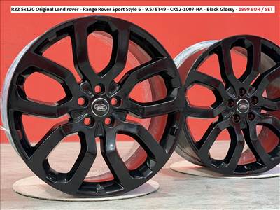 R22 5x120 Original Land rover - Range Rover Sport Style 6 - 9.5J ET49 gyári alufelnik felnik