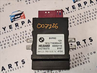BMW E87 E90 E60 X5 EKPM ekpm2 AC üzemanyag szivattyú relé vezérlő modul doboz