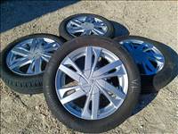  4x100 15" Gyári Toyota Aygo alufelni 165/60 R15 Continental nyári gumikkal