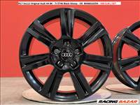 R17 5x112 Original Audi A4 8K - 7J ET46 Black Glossy gyári alufelnik felnik 17" 17col