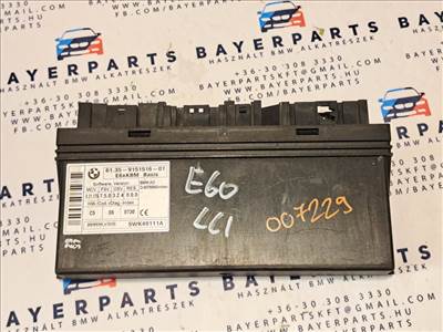 BMW E60 E61 CAS 3 CAS3 modul vezérlő