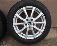  16" újszerű alufelni, rajta 205/55 újszerű Continental téli gumi 